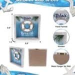 Aqua Sky Life Ring Relax Wall Sign 2