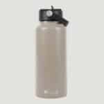 32oz Water Bottle, Stainless Steel Double Wall Vacuum Insulated with Choice of lid Stone Brown